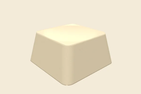 Basic Key, a Common Cream Keycap squishy clicker from Squishy Butter