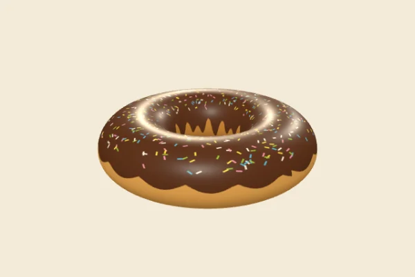 Chocolate Glaze Donut, a Common squishy