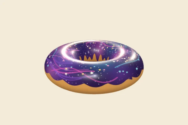Galaxy Glaze Donut, an Epic squishy