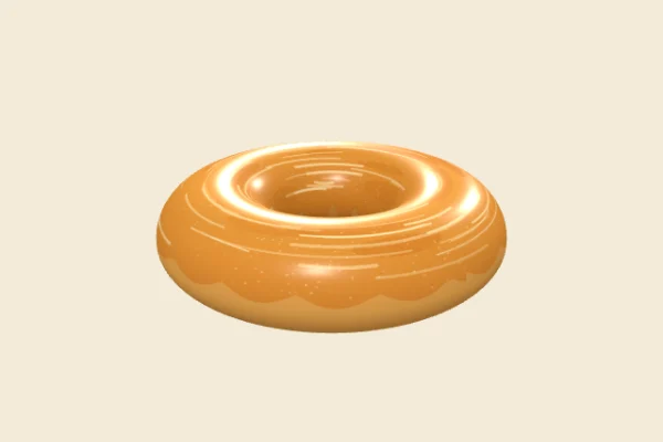 Glazed Donut, a Common squishy