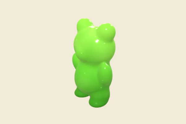 Green Gummy Bear, a Common squishy