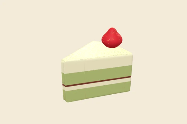 Matcha Cake, an Epic Green Tea Layers squishy snack from Squishy Butter