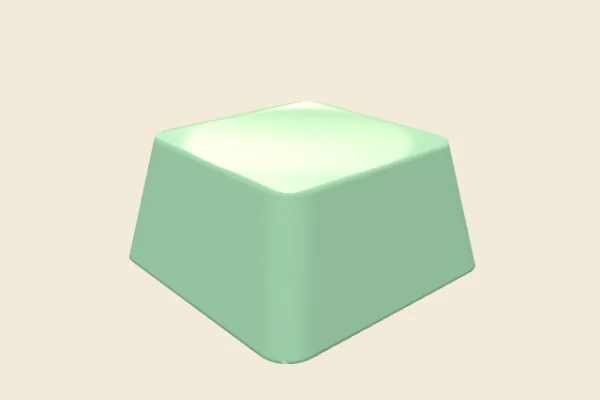 Mint Key, a Common Mint Keycap squishy clicker from Squishy Butter