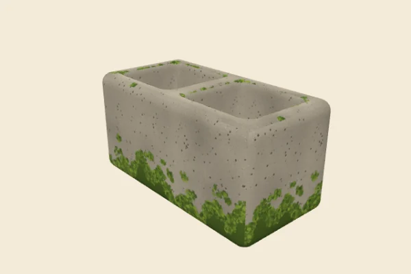 Mossy Cinderblock, a Common squishy