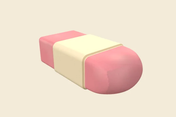 Pink Eraser, a Common squishy