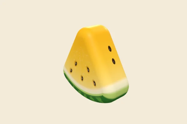 Yellow Watermelon, a Common squishy